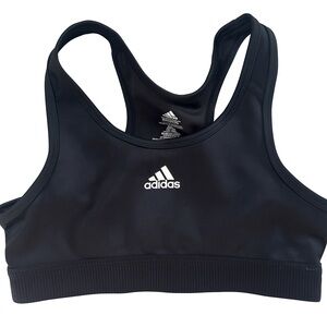 Girls 10/12 Adidas Black Techfit Sports Bra